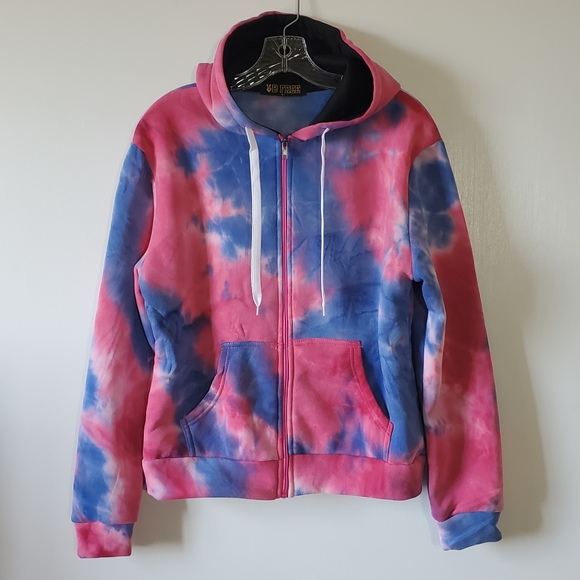 Fuchsia Tie Dye Sweat Suit NWOT - Picture 2 of 6